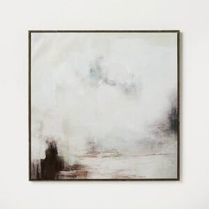 30”x30” Wondrous Framed Canvas Threshold Abstract Digital Print Framed